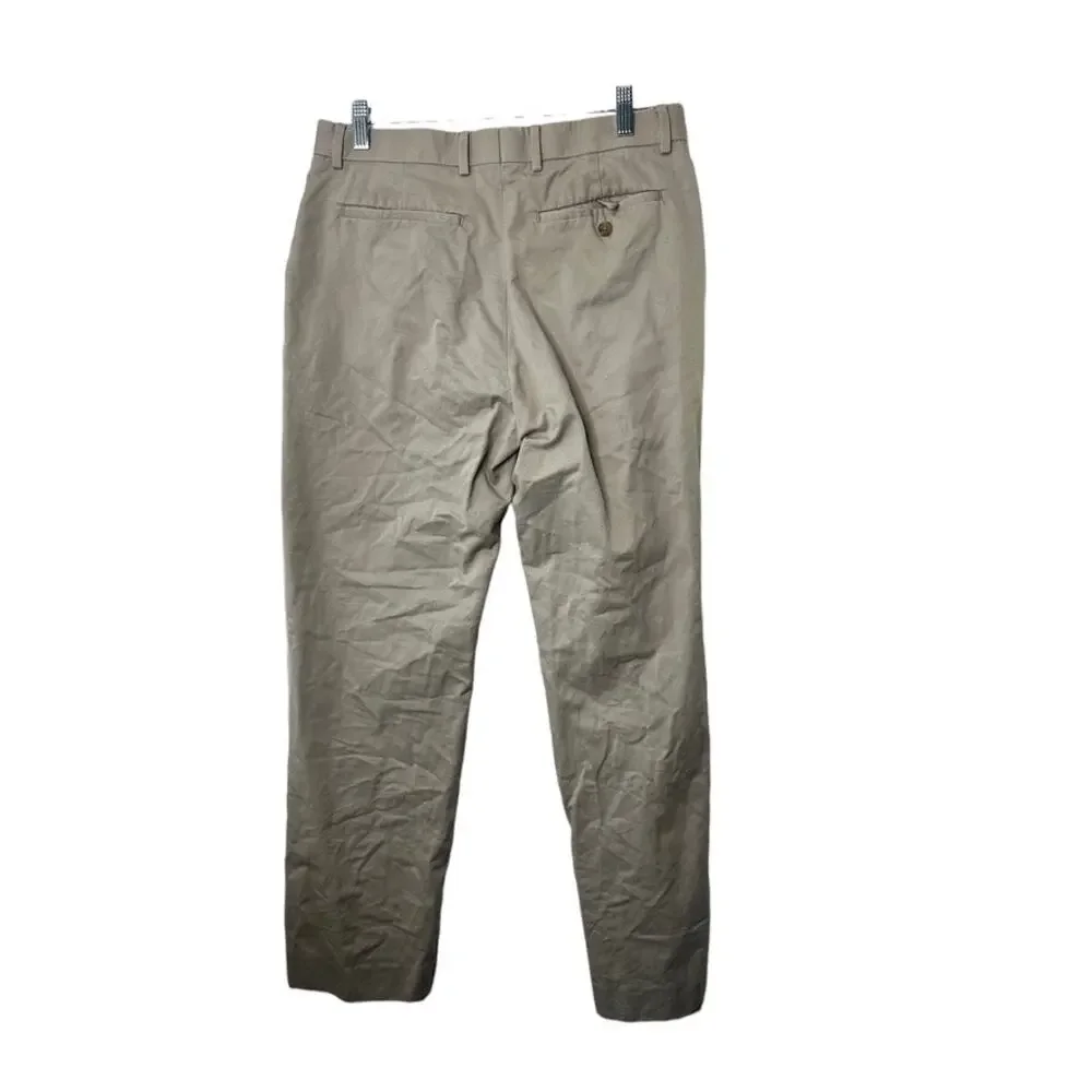 Banana Republic Khaki Flat Front Pants Men's 32x31